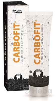 CARBOFIT Zubná pasta  s aktívnym uhlím 100 g