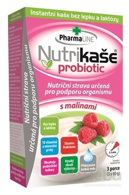 Nutrikaša probiotic - s malinami  3x60 g (180 g)