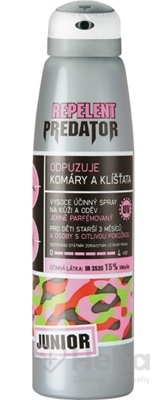Predator Repelent Junior  sprej proti komárom a kliešťom 1x150 ml
