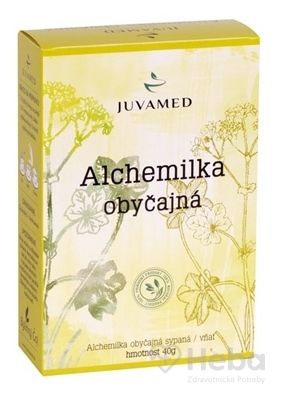 Juvamed Alchemilka Obyčajná - Vňať  bylinný čaj sypaný 1x40 g