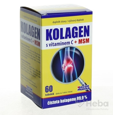 Colafit Kolagén s vitamínom C + MSM  60 kapsúl