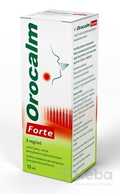 Orocalm Forte 3 mg/ml orálna roztok. aerodisperzia  aer ors 88 vstrekov (fľ.HDPE s dáv.pumpou) 1x15 ml