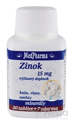 MedPharma Zinok 15 mg  37 tabliet (30+7 zadarmo)