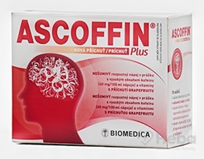 Biomedica Ascoffin Plus  10 vrecúšok s práškom na prípravu nápoja