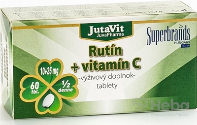 JutaVit Rutín + Vitamín C  60 tabliet