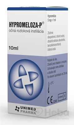 Hypromeloza-p  roztok na očnú instiláciu 1x10ml