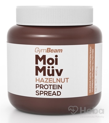 Proteínová nátierka MoiMüv - GymBeam lieskový orech 400 g