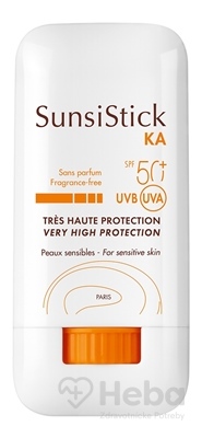 Avene SunsiStick KA tyčinka na opaľovanie na citlivú pokožku SPF50+  20 g opaľovacia tyčinka