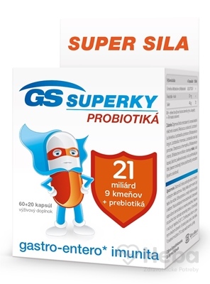 gs Superky Probiotiká  cps 60+20 (80 ks)
