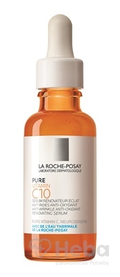 La Roche-Posay Pure Vitamín C10 antioxidačné obnovujúce sérum proti vráskam  30 ml sérum