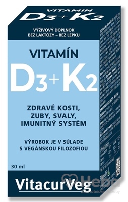 Pharmalife Vitamín D3 + K2  kvapky 1x30 ml