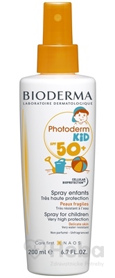 Bioderma Photoderm KID detský sprej na opaľovanie SPF 50+  200 ml opaľovací sprej