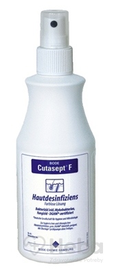 BODE Cutasept F Spray  bezfarebný alkoholový dezinfekčný prostriedok na kožu 1x250 ml