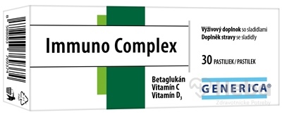 GENERICA Immuno Complex  30 pastiliek