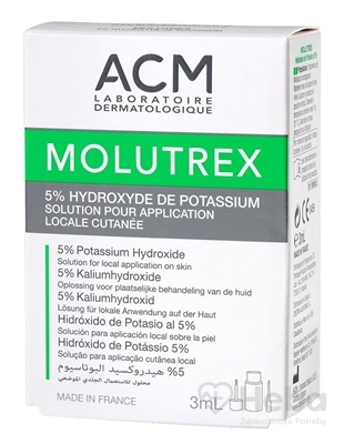 acm Molutrex  roztok na ošetrenie kontagiózneho molusku 1x3 ml