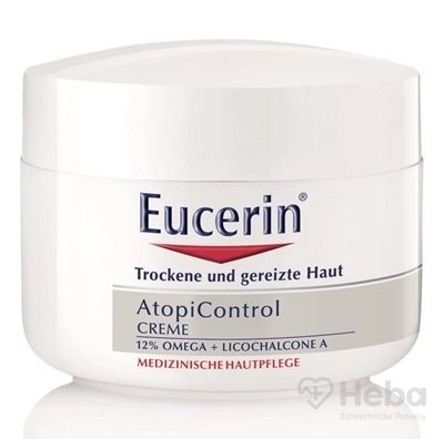 Eucerin AtopiControl Krém na tvár a telo  pre suchú pleť 1x75 ml