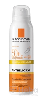 La Roche-Posay Anthelios XL Invisible MIst ultraľahký sprej na tvár a telo SPF 50+  200 ml sprej