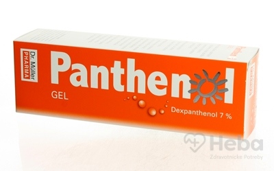 Dr. Müller Panthenol 7% upokojujúci gél  100 ml gél po opaľovaní