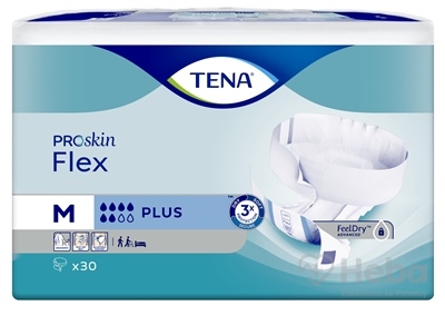 TENA Flex Plus M  inkontinenčné nohavičky s rýchloupevňovacím pásom 1x30 ks