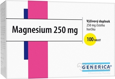 GENERICA Magnesium 250 mg  100 tabliet