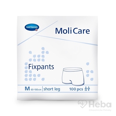 MoliCare Fixpants short leg M  fixačné nohavičky (60-100 cm) 1x100 ks