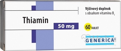 GENERICA Thiamin 50 mg  tbl 1x60 ks