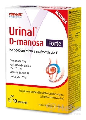 WALMARK Urinal D-manosa Forte  vrecúška 1x10 ks