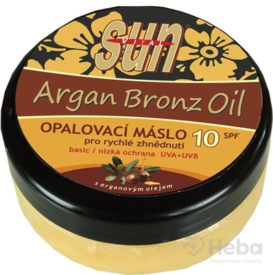Sun Argan Bronz Oil maslo na opaľovanie SPF10  200 ml opaľovacie maslo