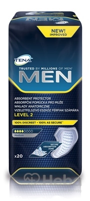 TENA Men Level 2  inkontinenčné vložky pre mužov 1x20 ks