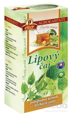 AGROKARPATY Lipový čaj  čistý prírodný produkt, 20x2 g (40 g)