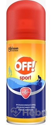 OFF! Sport rychloschnúcí sprej  repelent 1x100 ml