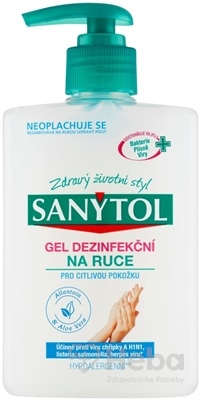 Sanytol Dez.gel na Ruky 250ml Cit.pokoz.42650375