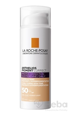 La Roche-Posay Anthelios Pigment Correct Light fotokorekčný denný tónovaný krém SPF 50+  50 ml krém