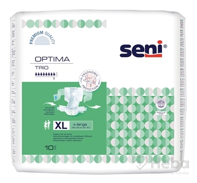 Seni OPTIMA TRIO X-Large  plienkové nohavičky (obvod 105-155 cm) 1x10 ks