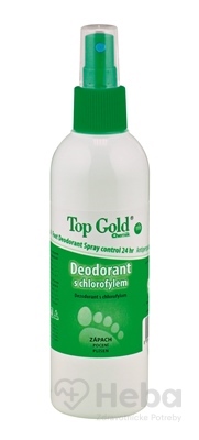 TOP GOLD Deodorant s chlorofylom+Tea Tree Oil  sprej 1x150 g