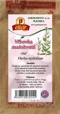 Agrokarpaty Vŕbovka Malokvetá  bylinný čaj 1x30 g