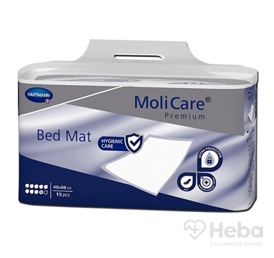 MoliCare Premium Bed Mat 9 kvapiek 40x60 cm  absorpčné podložky 1x15 ks