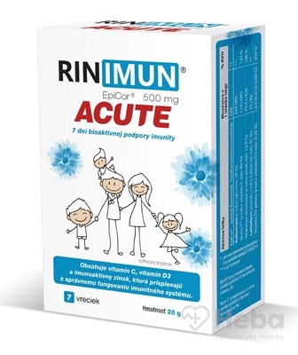 Rinimun Acute  7 vrecúšok s práškom na prípravu nápoja
