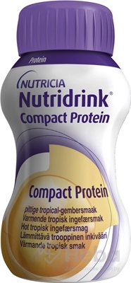 Nutridrink Compact Protein  s príchuťou hrejivého zázvoru 24x125 ml