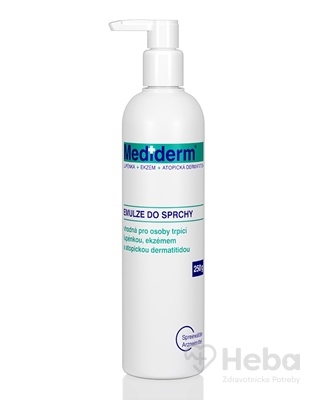 Mediderm EMULZIA DO SPRCHY  lupienka + ekzém + atopická dermatitída 1x250 g