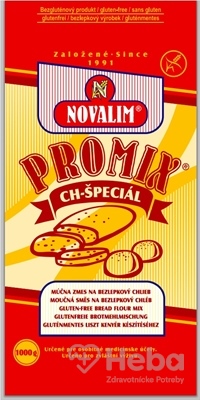 PROMIX-CH špeciál, múčna zmes na bezlepkový chlieb  bez mlieka, laktózy a sóje 1x1000 g