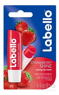 Labello Strawberry Shine Ošetrujúci balzam na pery, 4,8 g