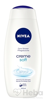 NIVEA Creme Soft Ošetrujúci sprchovací gél, 500 ml