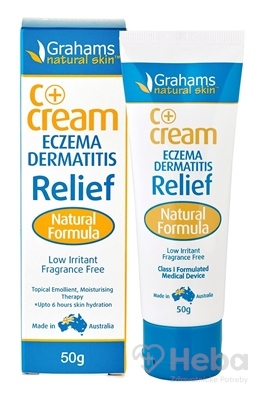 Grahams Natural C+ Eczema Dermatitis Cream  krém 50 g