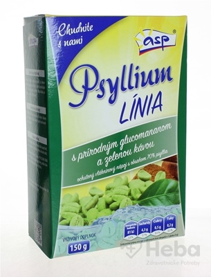 asp Psyllium LÍNIA  práškový vlákninový nápoj (70% psyllia) 1x150 g