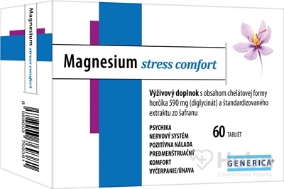MAGNESIUM 590MG 60TBL STRESS COMFORT GEN