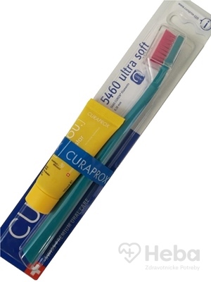 CURAPROX CS 5460 ultrasoft  zubná kefka 1 ks + vzorka Be you zubná pasta (10 ml), 1x1 set