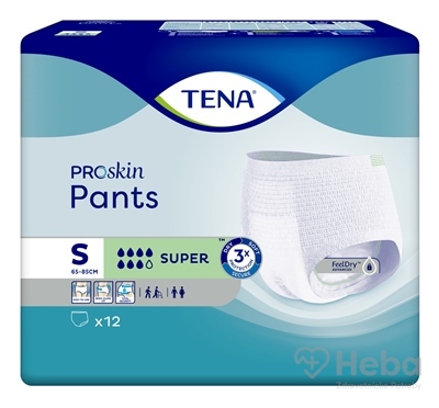 TENA Pants Super S  naťahovacie inkontinenčné nohavičky 1x12 ks