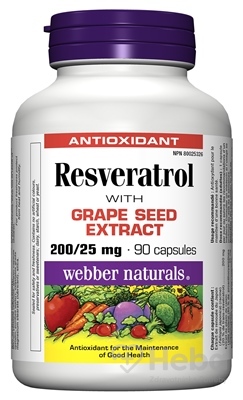 Webber Naturals Resveratrol  cps 1x90 ks