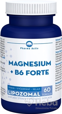 MAGNESIUM+B6 FORTE LIPOZOMAL 60CPS PHARMA AC